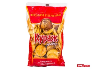 КРЕКЕР "КУРАЖ" 400Г (ЯСНАЯ ПОЛЯНА)