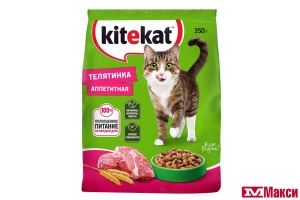 КОРМ ДЛЯ КОШЕК СУХОЙ "КИТИКЕТ" 350Г ПАКЕТ(телятинка аппетитная)