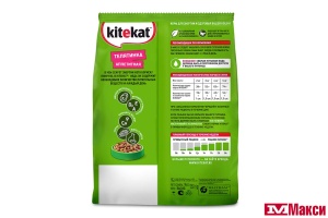 КОРМ ДЛЯ КОШЕК СУХОЙ "КИТИКЕТ" 350Г ПАКЕТ(телятинка аппетитная)