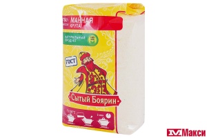 КРУПА МАННАЯ "СЫТЫЙ БОЯРИН" 700Г
