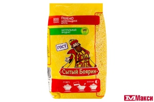КРУПА ПШЕНО "СЫТЫЙ БОЯРИН" 800Г