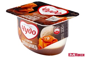 ДЕСЕРТ ТВОРОЖНЫЙ "ЧУДО" 4-4,3% 100Г (ВИММ-БИЛЛЬ-ДАНН) (БЗМЖ)(пломбир с соусом соленая карамель)