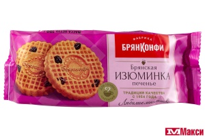 ПЕЧЕНЬЕ "БРЯНСКАЯ ИЗЮМИНКА" 190Г (БРЯНКОНФИ)
