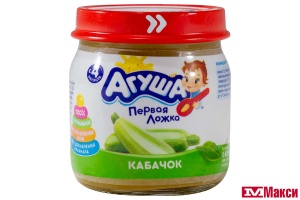 ПЮРЕ "АГУША" ОВОЩНОЕ 80Г (ВБД) (ДЕТСКОЕ ПИТАНИЕ)(кабачок)