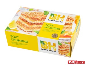 ТОРТ "BAKER HOUSE" СИЦИЛИЯ БИСКВИТНЫЙ 350Г (РАМЕНСКИЙ КК)