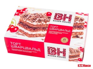 ТОРТ БИСКВИТНЫЙ "BAKER HOUSE" ШВАРЦВАЛЬД 350Г (РАМЕНСКИЙ КК)
