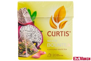 ЧАЙ "CURTIS" WHITE BOUNTEA БЕЛЫЙ СО ВКУСОМ ПИТАХАЙИ 20 ПИРАМИДОК (МАЙ)