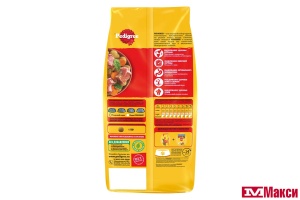 КОРМ ДЛЯ СОБАК "ПЕДИГРИ" ДЛЯ ВЗРОСЛЫХ СОБАК КРУПНЫХ ПОРОД ГОВЯДИНА 13КГ