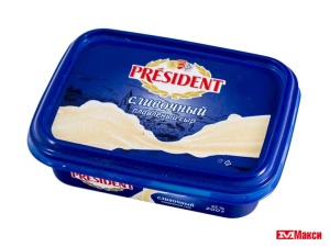 СЫР ПЛАВЛЕНЫЙ "ПРЕЗИДЕНТ" 45% 200Г (ЛАКТАЛИС) (БЗМЖ)(сливочный)