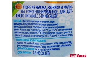 ПЮРЕ "АГУША" ФРУКТОВОЕ 90Г ПАКЕТ (ВИММ-БИЛЛЬ-ДАНН) (ДЕТСКОЕ ПИТАНИЕ)(яблоко-ежевика-малина)
