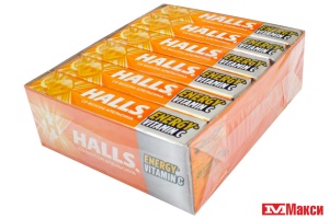 ЛЕДЕНЦЫ "ХОЛС" 25Г (МОН' ДЭЛИС РУСЬ)(с витамином "с" и вкусом апельсина)