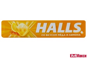 ЛЕДЕНЦЫ "ХОЛС" 25Г (МОН' ДЭЛИС РУСЬ)(мед и лимон)