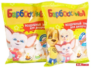 ЗЕФИР ВОЗДУШНЫЙ ДЛЯ ДЕСЕРТОВ В АССОРТИМЕНТЕ 125Г (ЭВРИКА)(барбоскины)