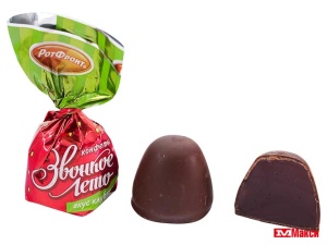 ШОКОЛАДНЫЕ КОНФЕТЫ "ЗВОНКОЕ ЛЕТО" ВКУС КЛУБНИКА (РОТ-ФРОНТ)