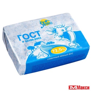 СПРЕД "ЯНИНО" 72,5% 180Г ФОЛЬГА