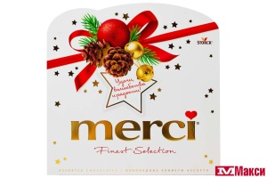 ШОКОЛАДНЫЕ КОНФЕТЫ "МЕРСИ" АССОРТИ 200Г ШИШКИ (STORCK)