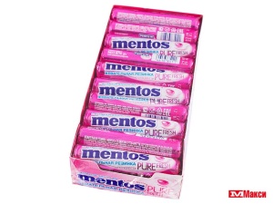ЖЕВАТЕЛЬНАЯ РЕЗИНКА "MENTOS" РОЛЛ 15,5Г (VAN MELLE)(тутти-фрутти)
