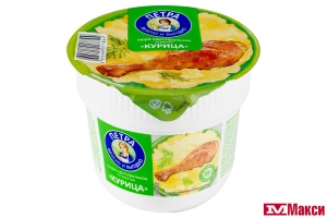 ПЮРЕ КАРТОФЕЛЬНОЕ БЫСТРОГО ПРИГОТОВЛЕНИЯ "ПЕТРА" В АССОРТИМЕНТЕ 35Г (РОЛЛТОН)(курица)