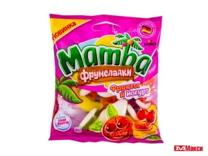 ЖЕВАТЕЛЬНЫЙ МАРМЕЛАД "МАМБА" ФРУМЕЛАДКИ 70Г (STORCK) (фрукты и йогурт)