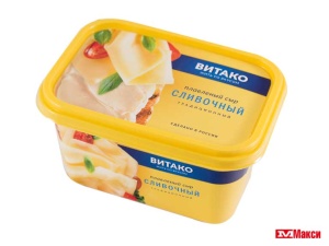 СЫР ПЛАВЛЕНЫЙ "ВИТАКО" 400Г ПЛ/Б (БЗМЖ)(сливочный)