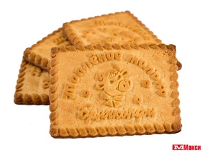 ПЕЧЕНЬЕ САХАРНОЕ "ТОПЛЕНОЕ МОЛОКО" (БРЯНКОНФИ)