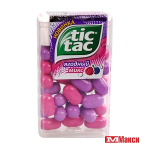 ДРАЖЕ "ТИК-ТАК" 16Г (FERRERO)(ягодный микс)