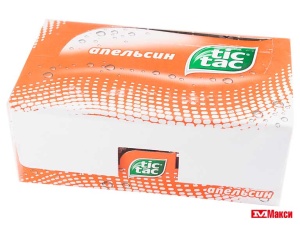 ДРАЖЕ "ТИК-ТАК" 16Г (FERRERO)(апельсин)