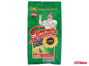 СЕМЕЧКИ "ОТ АТАМАНА" ОТБОРНЫЕ 100Г (МААГ)