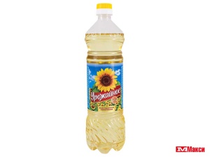 МАСЛО ПОДСОЛНЕЧНОЕ "УРОЖАЙНОЕ" РАФИНИРОВАННОЕ 0,87Л ПЛ/Б (БЛАГО)