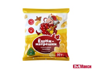 КУКУРУЗНЫЕ ПАЛОЧКИ В САХАРНОЙ ПУДРЕ "ЁШКИ-МАТРЁШКИ" 90Г
