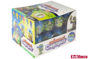 ШОКОЛАДНОЕ ЯЙЦО "ЧЕРЕПАШКИ НИНДЗЯ" С ИГРУШКОЙ 20Г (ЭВРИКА)