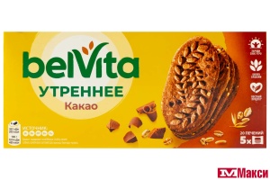 ПЕЧЕНЬЕ "BELVITA УТРЕННЕЕ" КАКАО 225Г (МОН' ДЭЛИС РУСЬ)