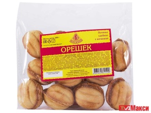 ПЕЧЕНЬЕ СДОБНОЕ "ОРЕШЕК" 260Г (ВОЛОГЖАНКА)
