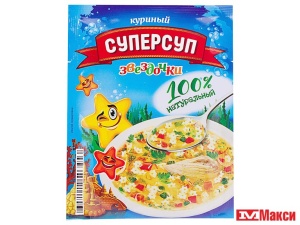 СУП "СУПЕРСУП" КУРИНЫЙ ЗВЕЗДОЧКИ 70Г (РУС.ПРОДУКТ) 