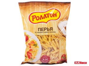 МАКАРОННЫЕ ИЗДЕЛИЯ "РОЛЛТОН" ПЕРЬЯ 400Г