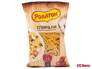 МАКАРОННЫЕ ИЗДЕЛИЯ "РОЛЛТОН" СПИРАЛИ 400Г