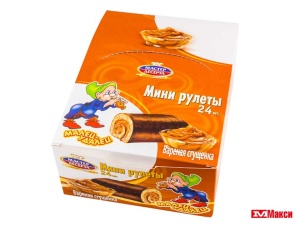 МИНИ-РУЛЕТЫ "МАСТЕР ДЕСЕРТА" В АССОРТИМЕНТЕ 35Г (РАМЕНСКИЙ КК)(вареная сгущенка)