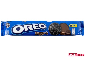 ПЕЧЕНЬЕ-СЭНДВИЧ САХАРНОЕ "OREO" ШОКОЛАДНЫЙ ВКУС 95Г (МОН' ДЭЛИС РУСЬ)