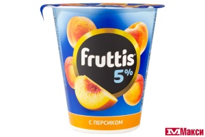 ПРОДУКТ ЙОГУРТНЫЙ "ФРУТТИС" СЛИВОЧНЫЙ 5% 290Г (CAMPINA) (БЗМЖ)(персик)