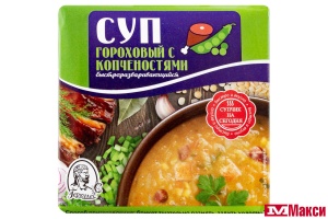 СУП "ГОРОХОВЫЙ С КОПЧЕНОСТЯМИ" 200Г БРИКЕТ (ГЕРКУЛЕС)