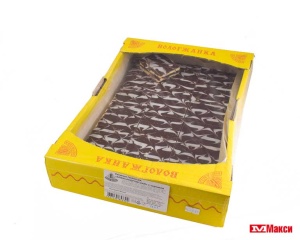 ПИРОЖНОЕ "ПОЛОСКА АЛЕКСАНДРОВСКАЯ" С ЧЕРНИЧНОЙ НАЧИНКОЙ (ВОЛОГЖАНКА)