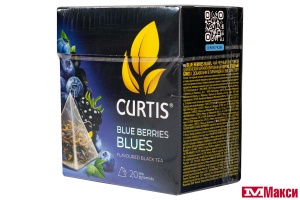 ЧАЙ "CURTIS" BLUE BERRIES BLUES ЧЕРНЫЙ 20 ПАКЕТИКОВ-ПИРАМИДОК (МАЙ)