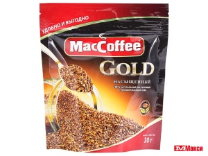 КОФЕ "МАК КОФЕ" GOLD 30Г ПАКЕТ