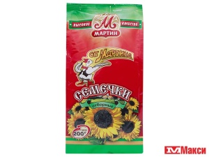 СЕМЕЧКИ "ОТ МАРТИНА" ОТБОРНЫЕ 200Г (МАРТИН)