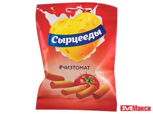 СЫР КОПЧЕНЫЙ "СЫРЦЕЕДЫ" 23Г (БЗМЖ)(со вкусом томата)