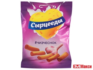 СЫР КОПЧЕНЫЙ "СЫРЦЕЕДЫ" 23Г (БЗМЖ)(со вкусом чеснока и укропа)