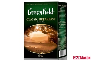 ЧАЙ "GREENFIELD" КЛАССИК БРЕКФАСТ ЧЕРНЫЙ 100Г (ОРИМИ-ТРЭЙД)