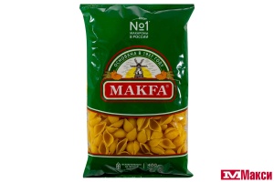 МАКАРОННЫЕ ИЗДЕЛИЯ "МАКФА" РАКУШКИ 400Г