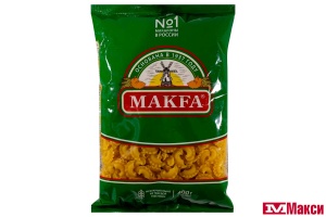 МАКАРОННЫЕ ИЗДЕЛИЯ "МАКФА" ПЕТУШИНЫЕ ГРЕБЕШКИ 400Г