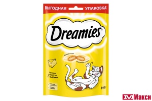 ЛАКОМСТВО Д/КОШЕК "DREAMIES" 140Г В АССОРТИМЕНТЕ(сыр)